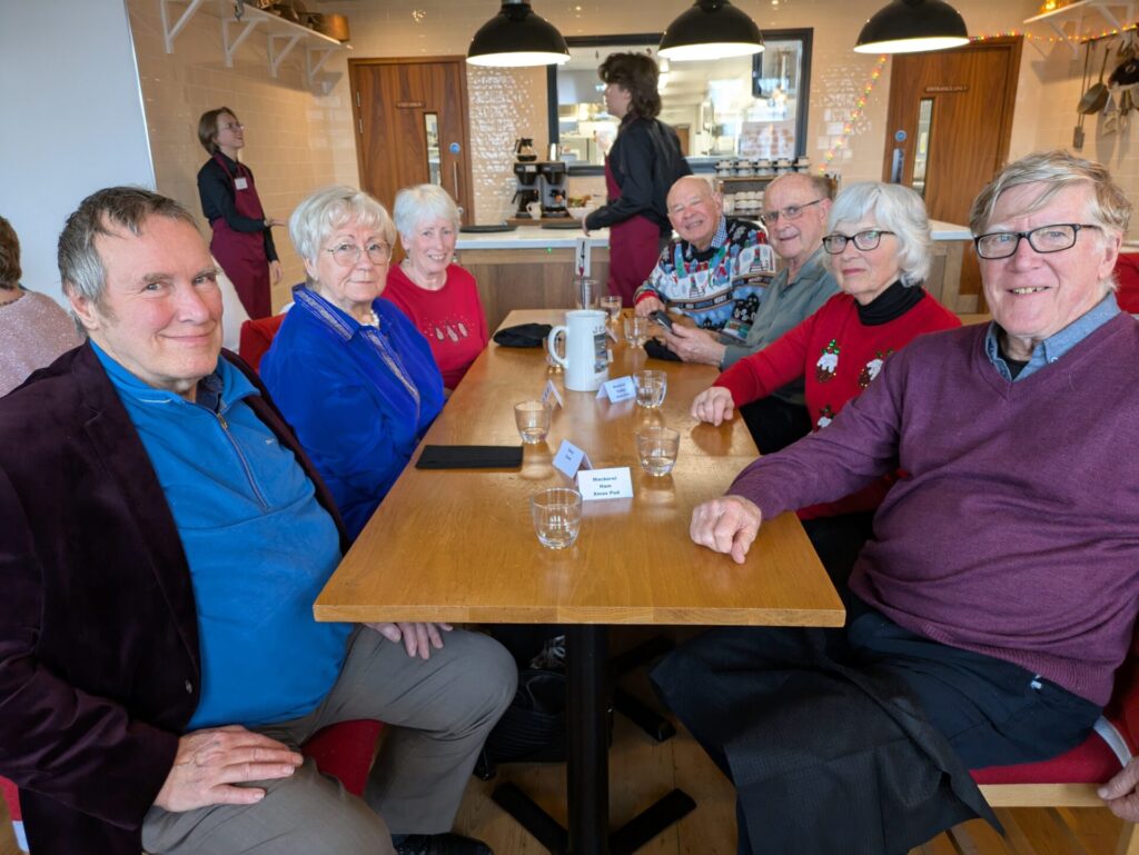 Diners at the Outing Christmas Dinner