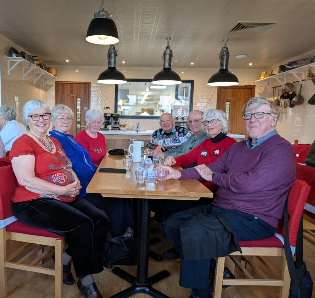 Chris and a few diners